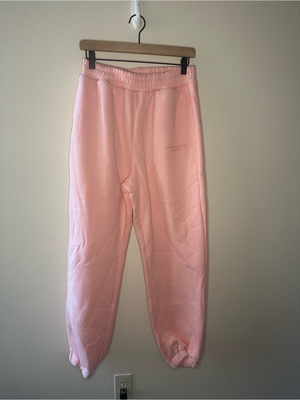 NWOT Comfrt limited edition pastel sweatpants bubblegum pink size medium - Picture 8 of 9
